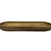 16.3" Dough Bowl Mango Wood Decorative Tray
