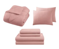 Diamond-Quilted California King 7-Piece Comforter Set -Northlight Outlet Home Store 810605041 A7 2