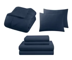 Diamond-Quilted California King 7-Piece Comforter Set -Northlight Outlet Home Store 810605042 A7 2