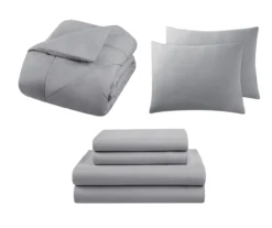 Diamond-Quilted King 7-Piece Comforter Set -Northlight Outlet Home Store 810605043 A7 2