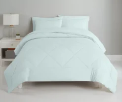 Diamond-Quilted California King 7-Piece Comforter Set