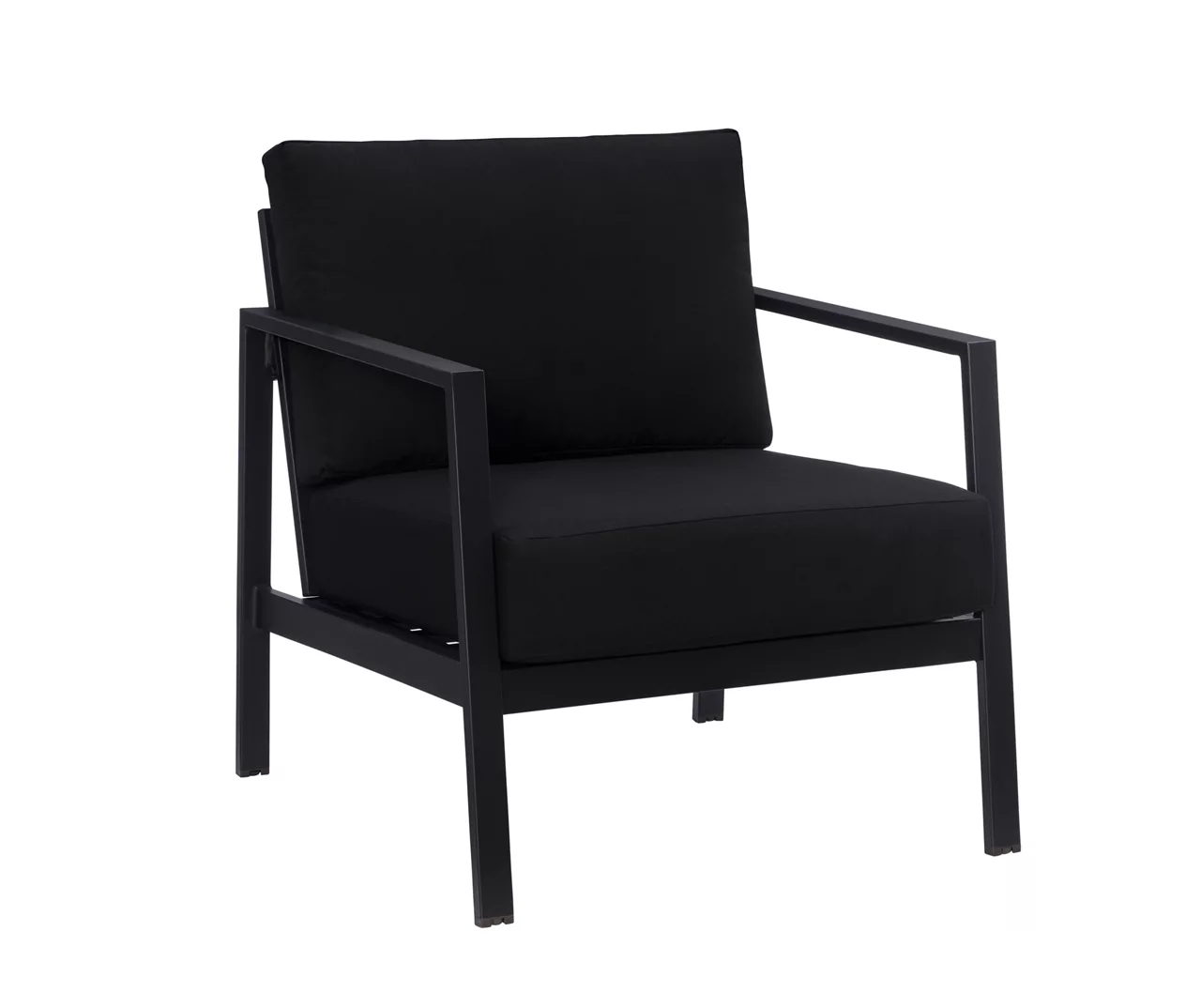 Marcy Metal Cushioned Patio Lounge Chair 1 Marcy Metal Cushioned Patio Lounge Chair