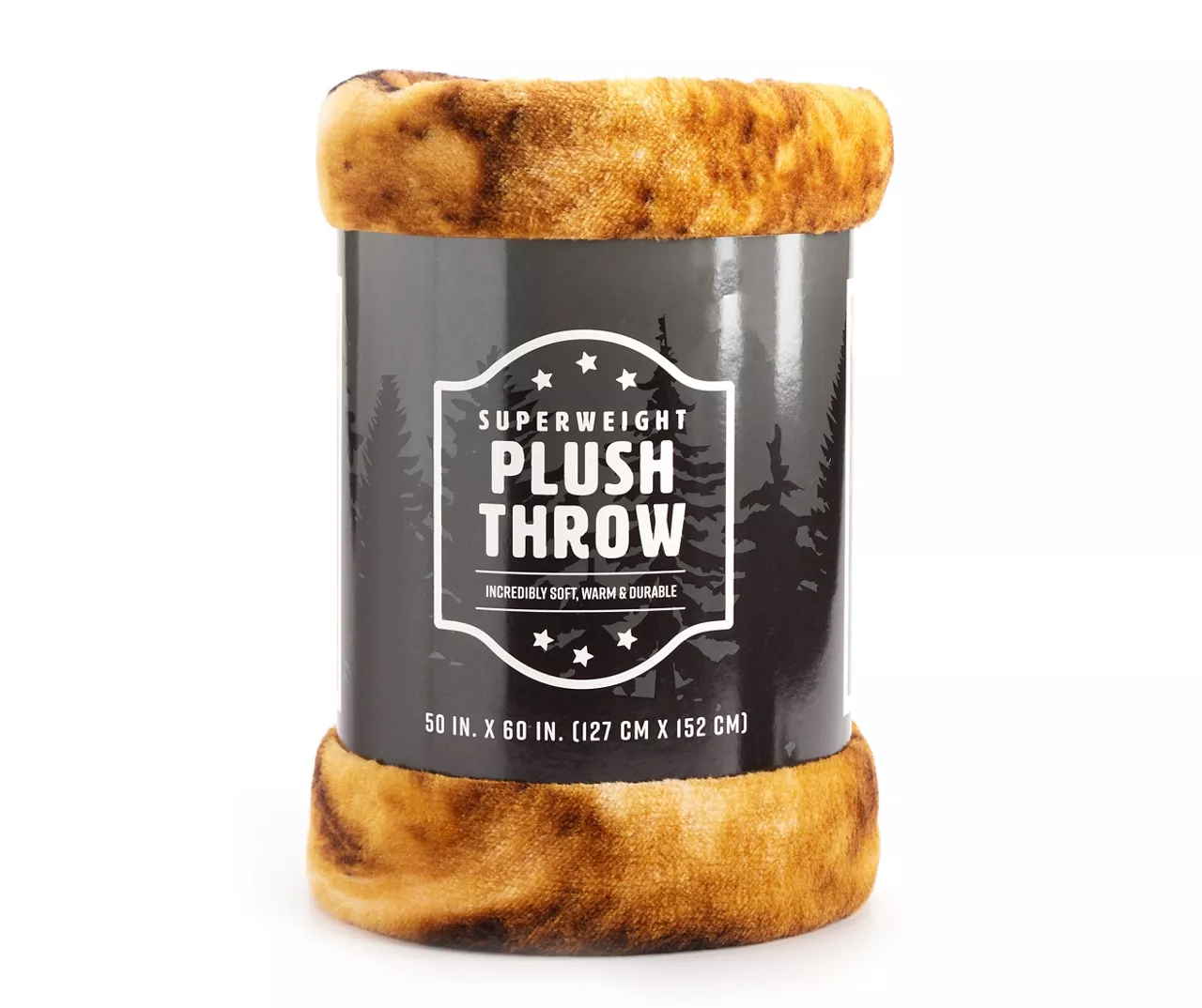 Brown Lion Raschel Throw, (50" X 60") 2 Brown Lion Raschel Throw, (50" X 60") - Image 2