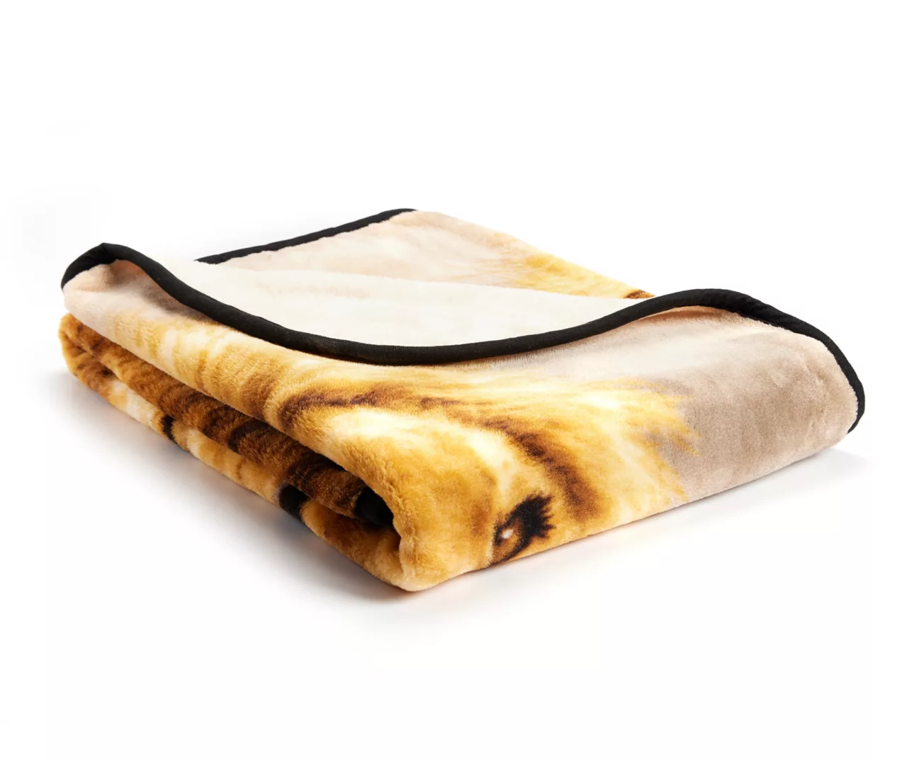 Brown Lion Raschel Throw, (50" X 60") 3 Brown Lion Raschel Throw, (50" X 60") - Image 3