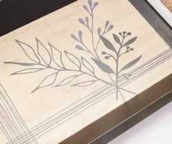 Black & Beige Botanical Decorative Tray 5 Black & Beige Botanical Decorative Tray -Northlight Outlet Home Store 810609576 A8 3