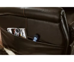 Markridge Chocolate Faux Leather Power Lift Recliner -Northlight Outlet Home Store 810609737 10