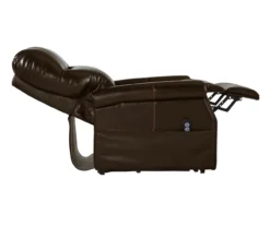 Markridge Chocolate Faux Leather Power Lift Recliner -Northlight Outlet Home Store 810609737 2