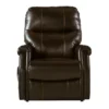 Markridge Chocolate Faux Leather Power Lift Recliner