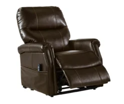 Markridge Chocolate Faux Leather Power Lift Recliner -Northlight Outlet Home Store 810609737 4
