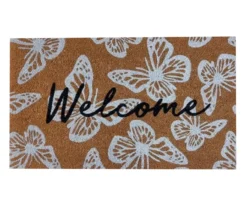 Melville Aspen White & Navy Stripe 2-Piece Layering Accent Rug & Mat Set 5 Melville Aspen White & Navy Stripe 2-Piece Layering Accent Rug & Mat Set -Northlight Outlet Home Store 810610156 A0 3