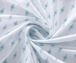 White & Blue Geo Tiles Sheet Set -Northlight Outlet Home Store 810610461 A8 4