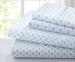 White & Blue Geo Tiles Sheet Set -Northlight Outlet Home Store 810610462 A0 1