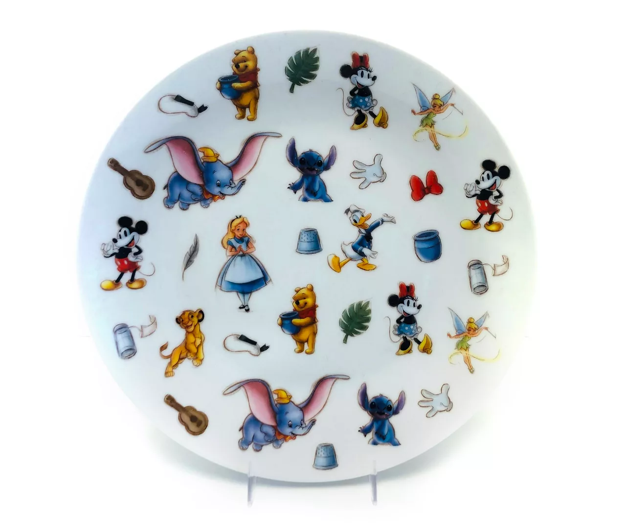 Disney 100 Heritage Multi-Character Ceramic Dessert Plate 2 Disney 100 Heritage Multi-Character Ceramic Dessert Plate - Image 2