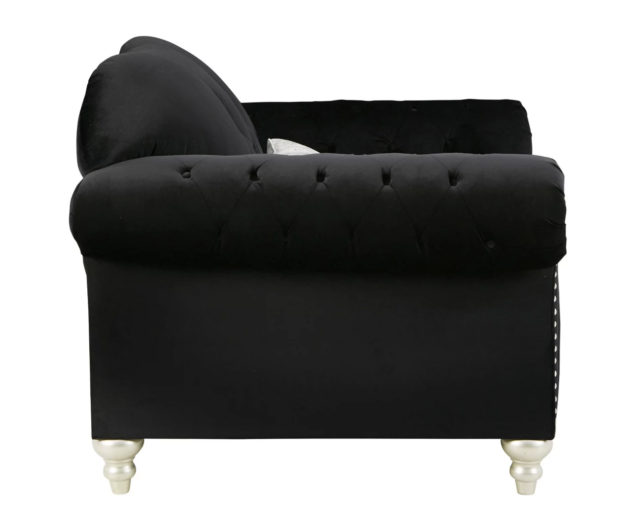 Harriotte Black Armchair 4 Harriotte Black Armchair - Image 4