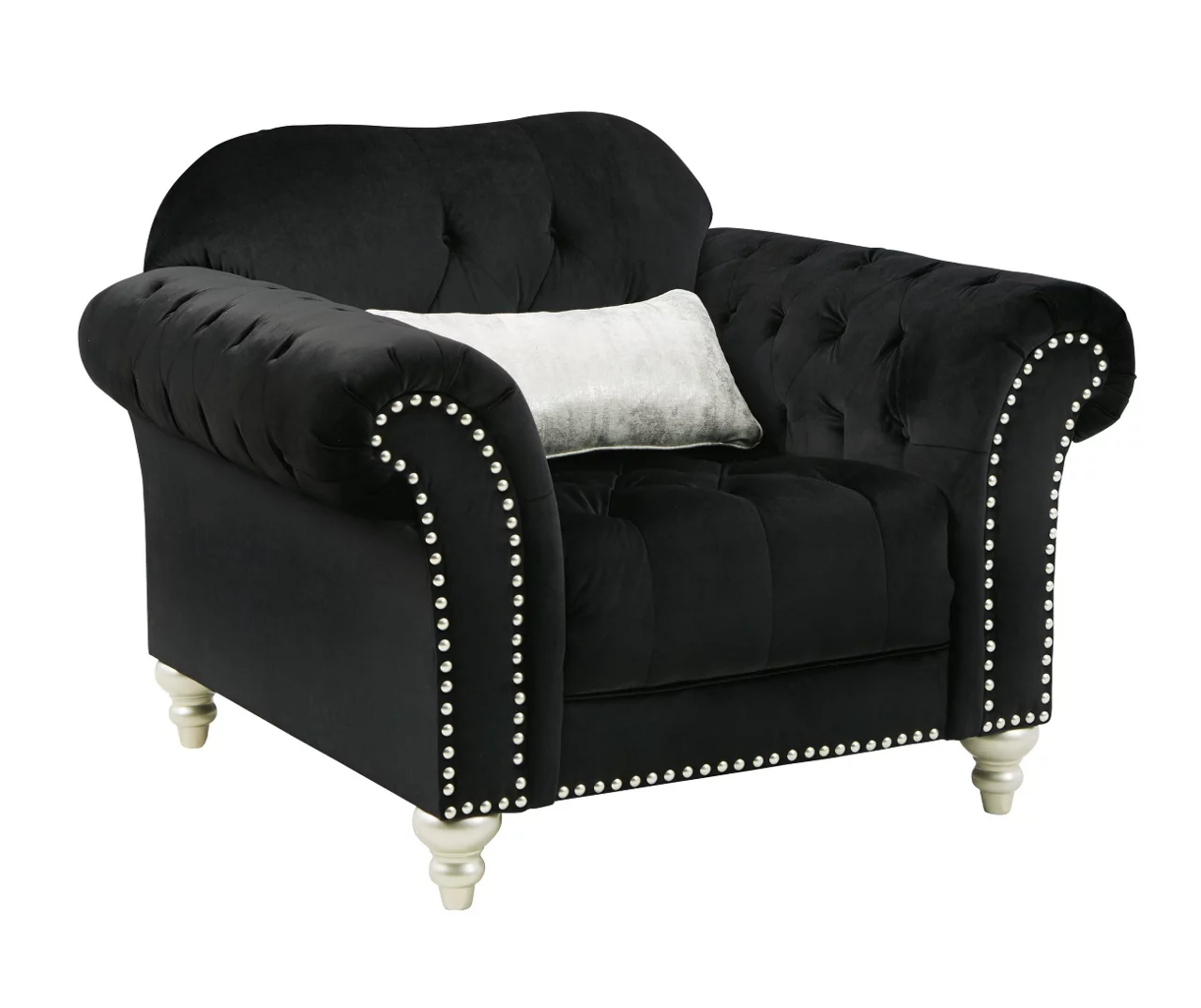 Harriotte Black Armchair 2 Harriotte Black Armchair - Image 2