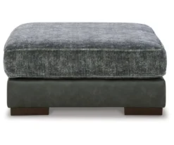 Larkstone Charcoal Oversize Accent Ottoman -Northlight Outlet Home Store 810612394 2