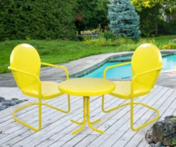 Northlight Retro Tulip 3-Piece Metal Patio Chair & Table Set -Northlight Outlet Home Store 810612971 A0 2