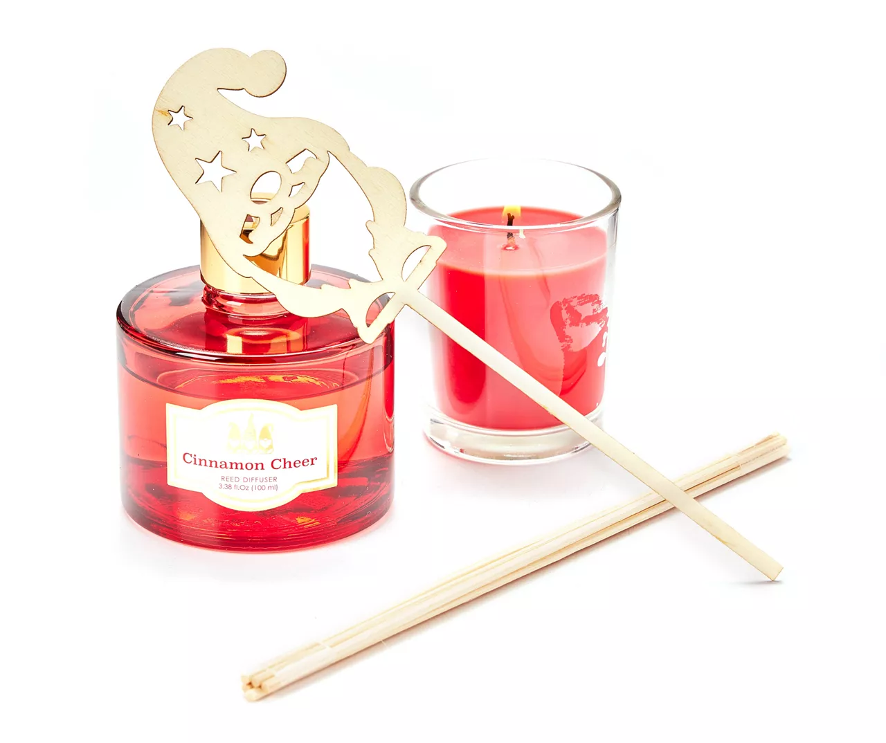 Cinnamon Cheer Diffuser & Votive Candle Gift Set 2 Cinnamon Cheer Diffuser & Votive Candle Gift Set - Image 2