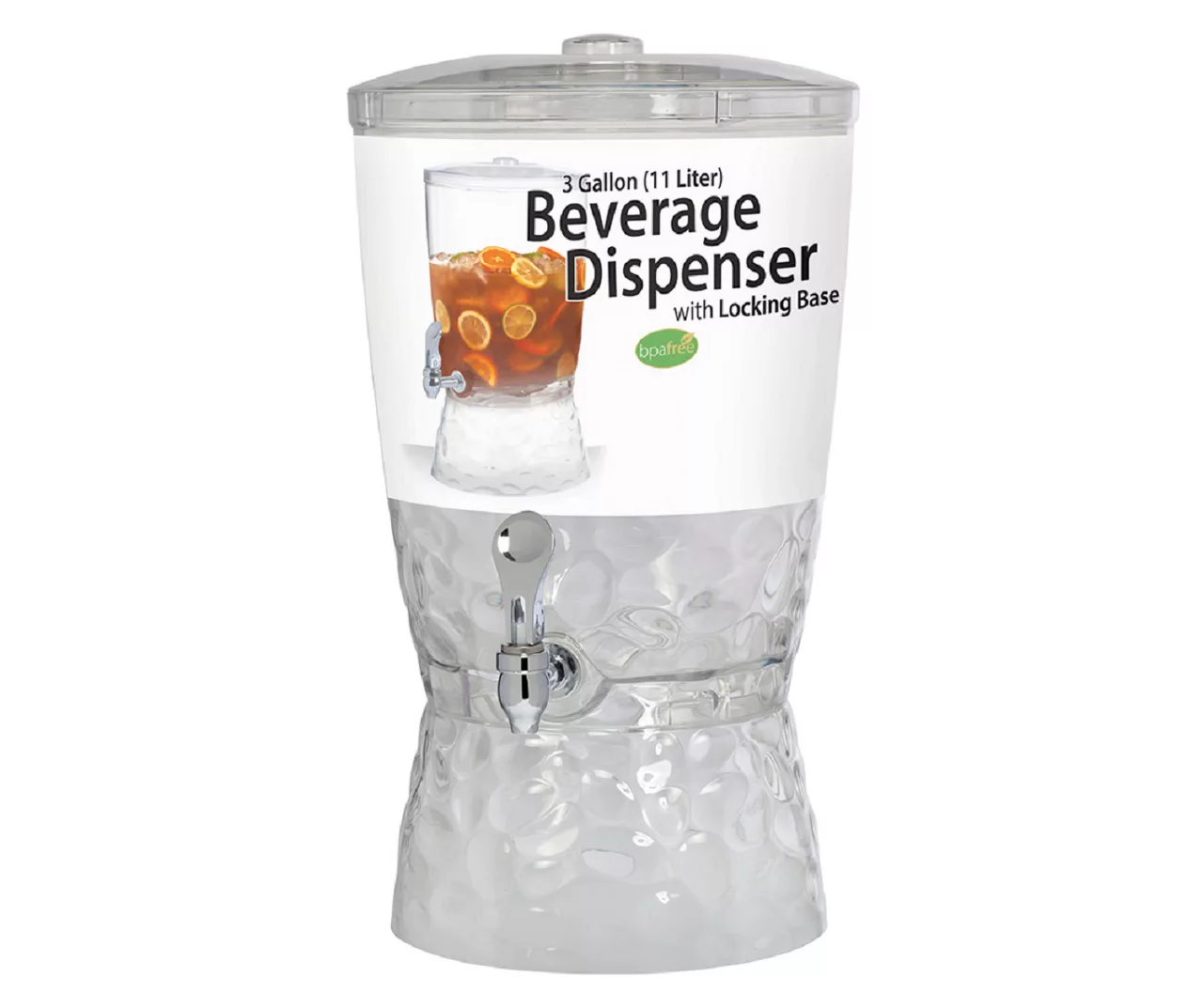 Clear Acrylic 3-Gallon Beverage Dispenser 3 Clear Acrylic 3-Gallon Beverage Dispenser - Image 3
