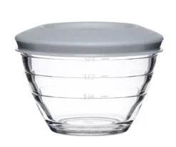 Glass Cooking Prep Cup With Lid