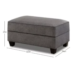 Tripoli Slate Storage Ottoman -Northlight Outlet Home Store 810616883 A0 4