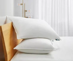 Serta White Medium-Firm Cotton-Down Pillow, 2-Pack 9 Serta White Medium-Firm Cotton-Down Pillow, 2-Pack -Northlight Outlet Home Store 810617375 A8 3