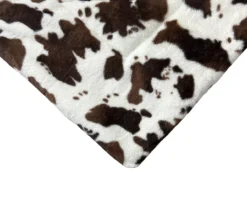 Cream & Brown Cow Print Faux Fur King Comforter 8 Cream & Brown Cow Print Faux Fur King Comforter -Northlight Outlet Home Store 810617565 810617566 A8 3