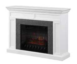 48" Faux Herringbone Mantel Electric Fireplace -Northlight Outlet Home Store 810617761 A0 2
