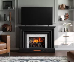 53.5" Black Petite Grand Electric Fireplace Console 14 53.5" Black Petite Grand Electric Fireplace Console -Northlight Outlet Home Store 810617767 B0 2