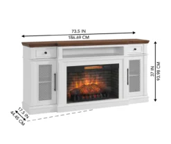 73.5" Castillo Electric Fireplace Console -Northlight Outlet Home Store 810617768 A6