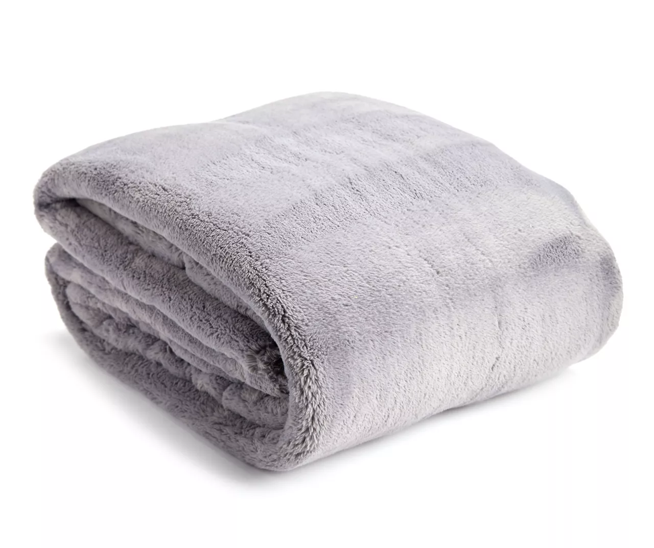 Gray Velvet Plush Throw, (50" X 60") 1 Gray Velvet Plush Throw, (50" X 60")