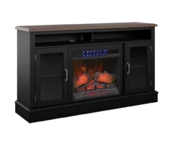 59.5" Black CoolGlow Electric Fireplace & Fan Console -Northlight Outlet Home Store 810620259 A0 4