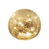 Glow-Up Warm White Cracked Glass Orb LED Light