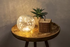 Glow-Up Warm White Cracked Glass Orb LED Light 6 Glow-Up Warm White Cracked Glass Orb LED Light -Northlight Outlet Home Store 810621582 A0 3