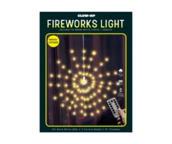 Glow-Up Warm White LED Firework Light With Remote -Northlight Outlet Home Store 810621602 P0