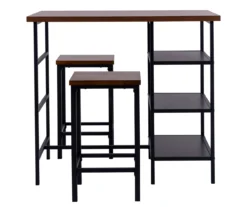 Walnut 3-Piece Pub Dining Set -Northlight Outlet Home Store 810641657 A0 1
