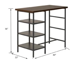 Walnut 3-Piece Pub Dining Set -Northlight Outlet Home Store 810641657 A6 1