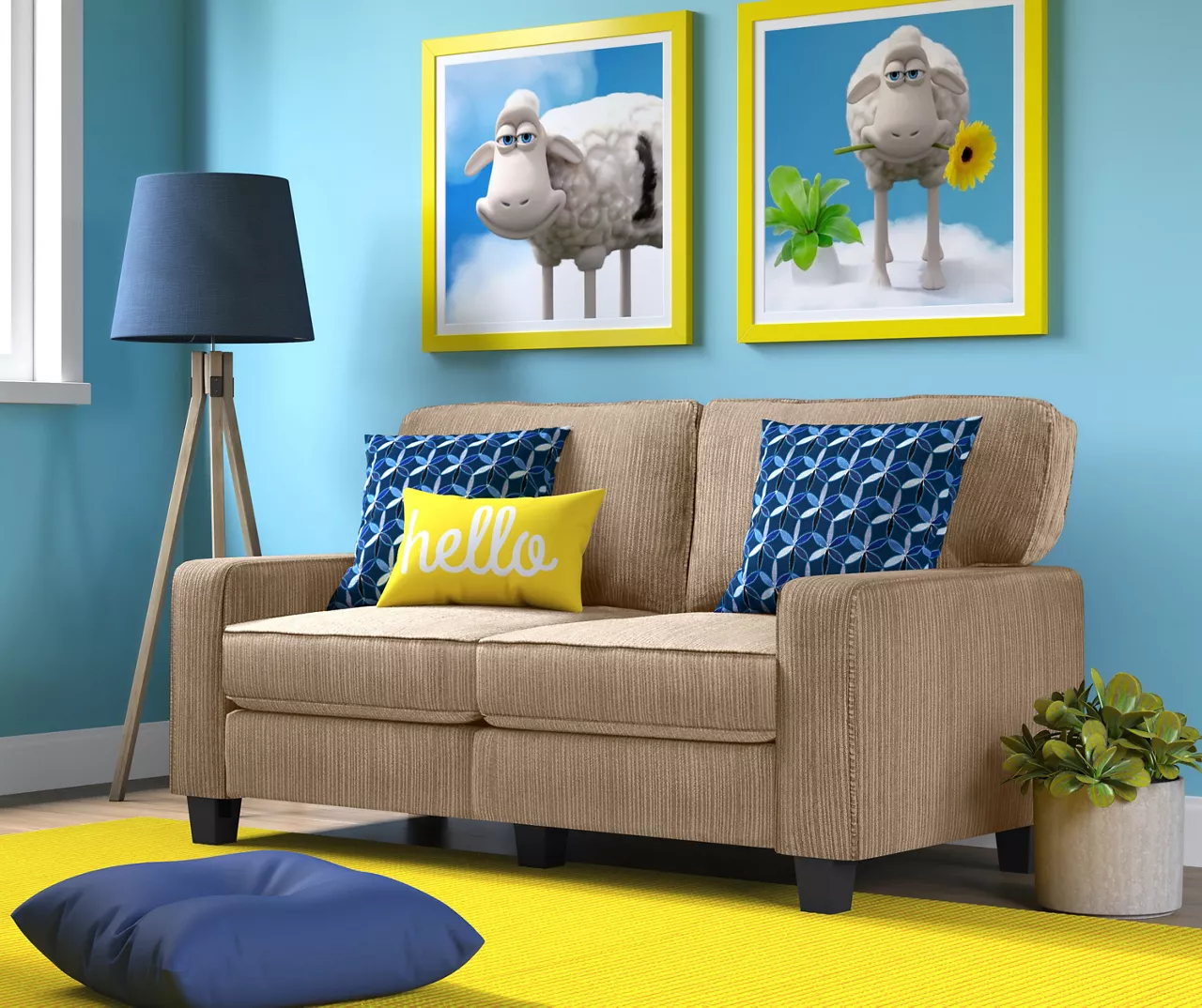 Palisades Beige Loveseat 12 Palisades Beige Loveseat - Image 12