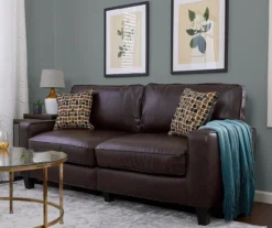 Serta Palisades Chestnut Bonded Leather Sofa -Northlight Outlet Home Store 810659214 A0 3