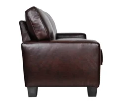 Serta Palisades Chestnut Bonded Leather Sofa -Northlight Outlet Home Store 810659214 A0 7