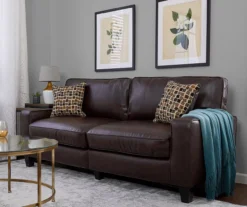 Serta Palisades Chestnut Bonded Leather Sofa -Northlight Outlet Home Store 810659220 A0 3