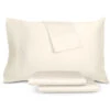 Sharper Image Sand Sateen 1,000-Thread Count Queen 4-Piece Sheet Set