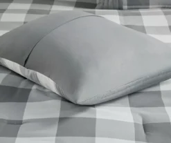 Kingston Gray & White Buffalo Check Comforter Set -Northlight Outlet Home Store 810679989 810679990 810679991 A8 11