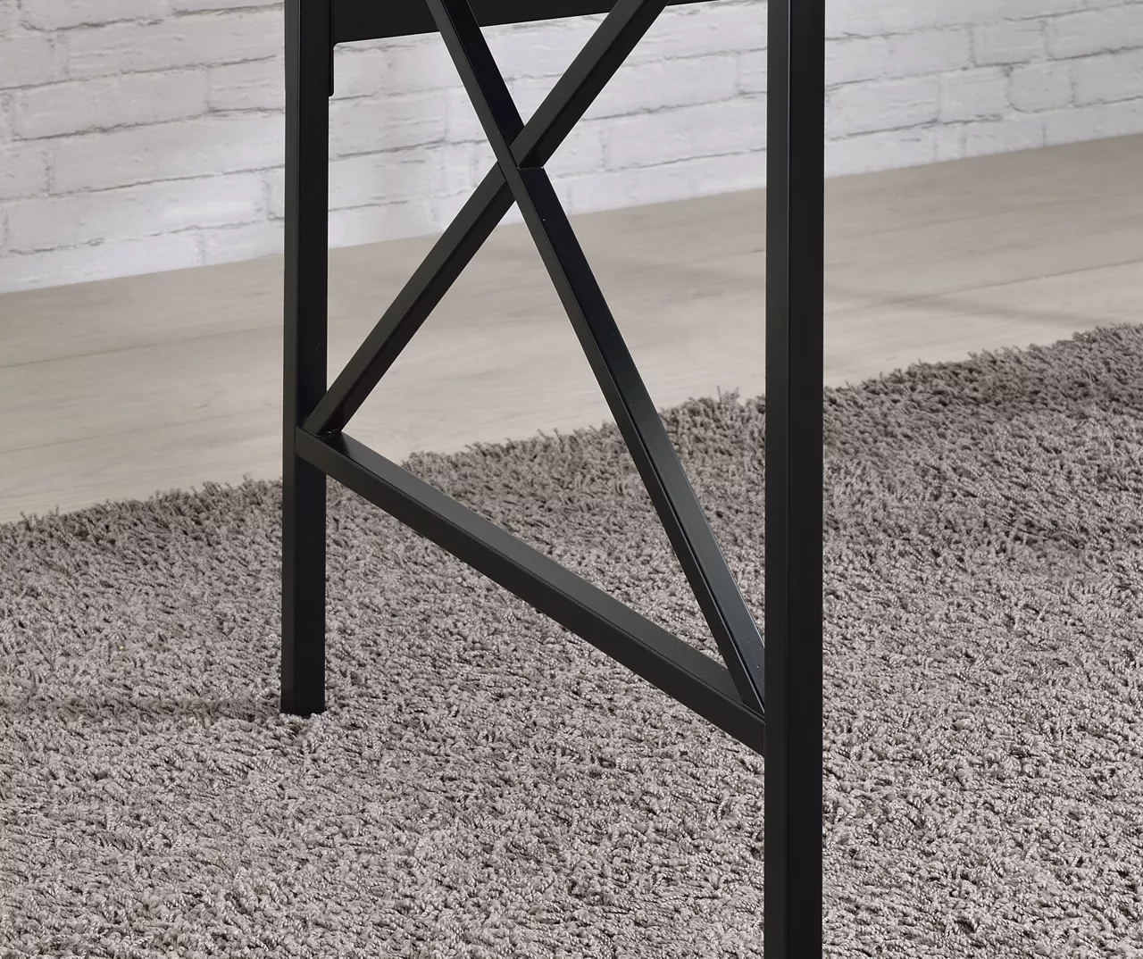 Corday Gray Wood Writing Desk With USB Charing 6 Corday Gray Wood Writing Desk With USB Charing - Image 6