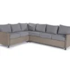 Broyhill Autumn Cove Gray All-Weather Wicker Cushioned Patio Sectional