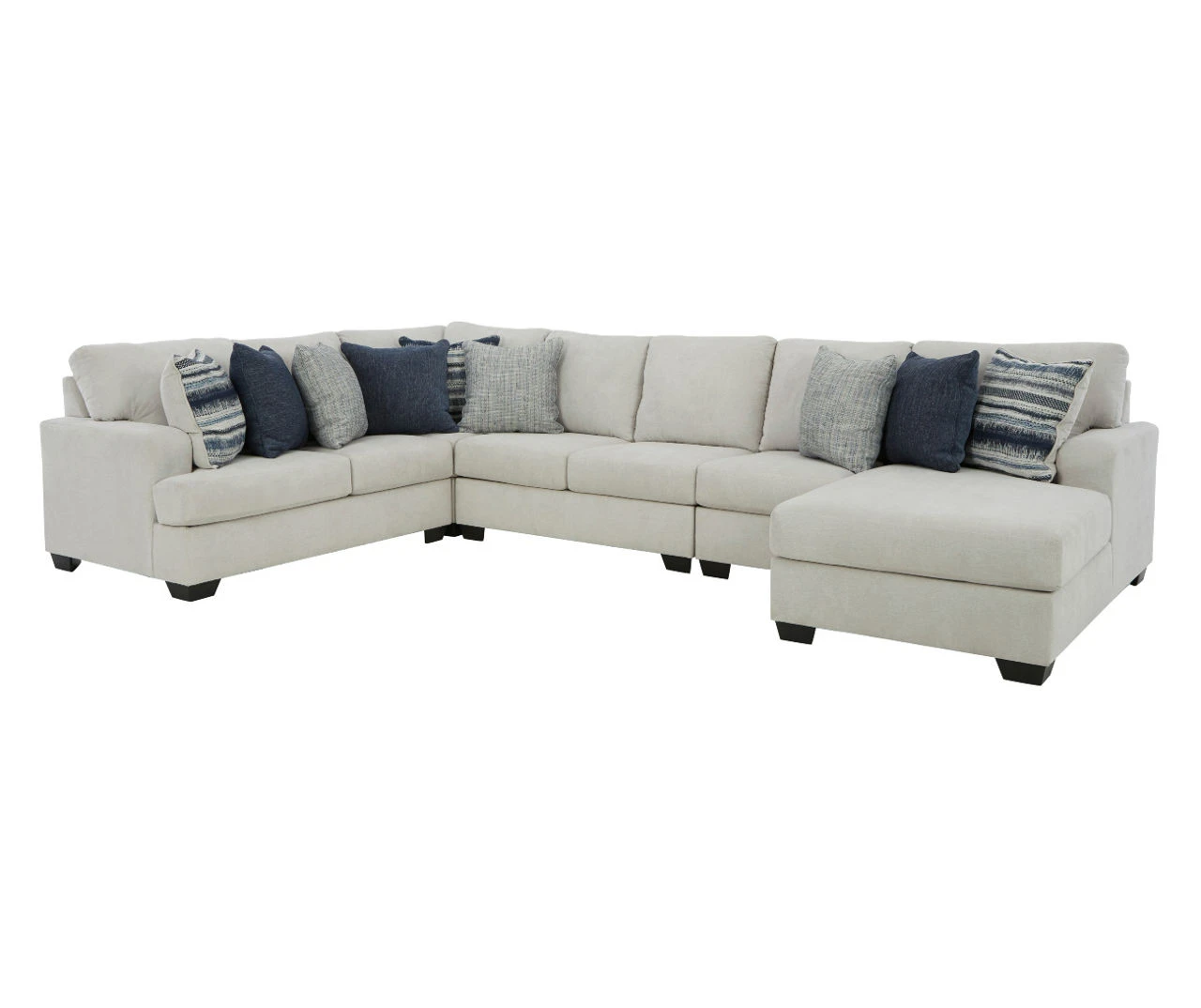 Signature Design By Ashley Lowder Stone 5-Piece Sectional With Right-Facing Chaise 1 Signature Design By Ashley Lowder Stone 5-Piece Sectional With Right-Facing Chaise