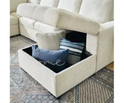 Signature Design By Ashley Millcoe Linen 3-Piece Sectional With Pop-Up Bed -Northlight Outlet Home Store combo870027 1