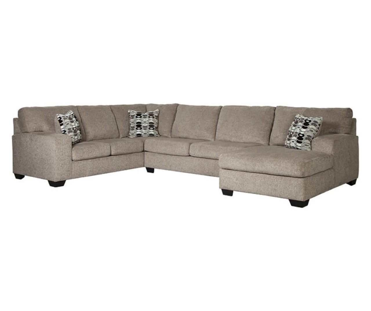 Signature Design By Ashley Ballinasloe Platinum Gray Sectional 1 Signature Design By Ashley Ballinasloe Platinum Gray Sectional