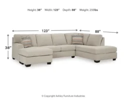 Broyhill Glynn-Cove Linen Sectional 9 Broyhill Glynn-Cove Linen Sectional -Northlight Outlet Home Store combo980198 4